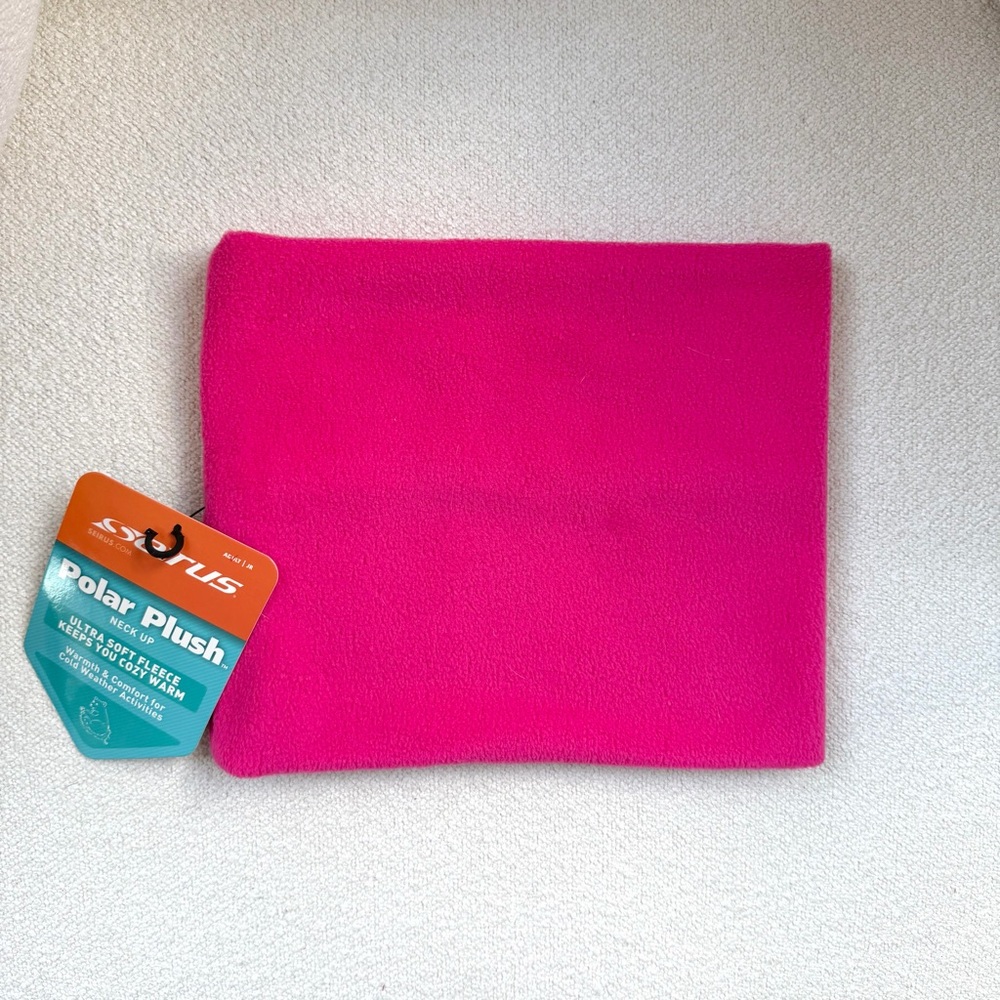 NWT Seirus Hot Pink Polar Plush Fleece, Adult One Size